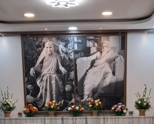 Flower Decorations at Sri Aurobindo Society -Chennai Branch